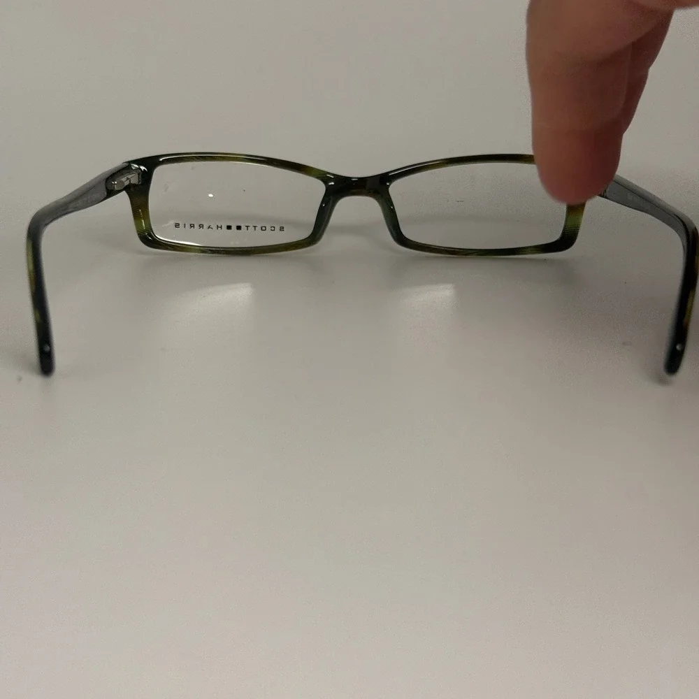 Scott Harris 272 C2 Eyeglasses Green‎ Tortoise Rectangular Frames 51-16-140